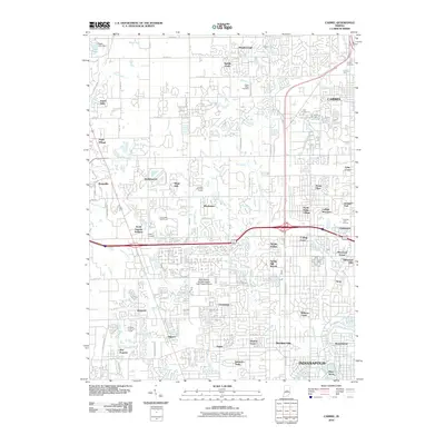 2010 Map of Carmel, 2010 Print