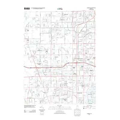 2013 Map of Carmel, 2013 Print