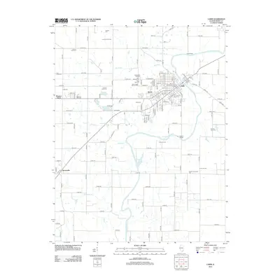 2012 Map of Carmi, 2012 Print