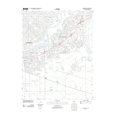 2012 Map of Carmichael, 2012 Print