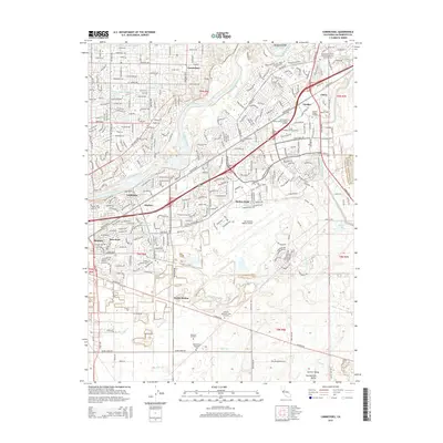 2015 Map of Carmichael, 2015 Print