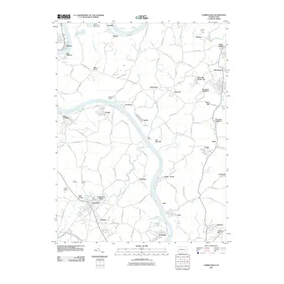 2010 Map of Carmichaels, 2010 Print