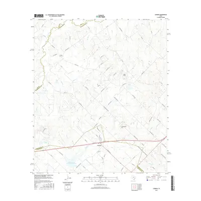 2016 Map of Carmine, 2016 Print