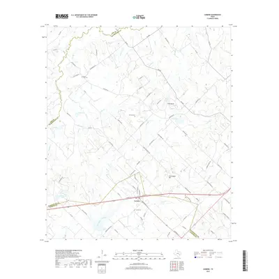 2019 Map of Carmine, 2019 Print