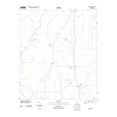 2011 Map of Carnegie, 2011 Print
