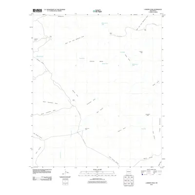 2010 Map of Carnero Peak, 2010 Print