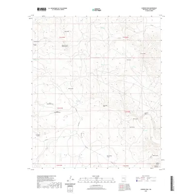 2020 Map of Carnero Peak, 2020 Print
