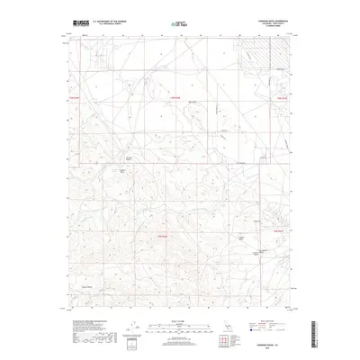 2018 Map of Carneros Rocks, 2018 Print