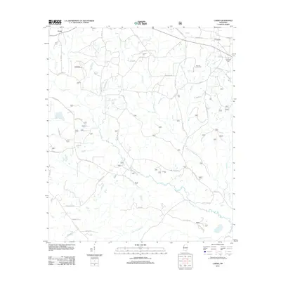2012 Map of Carnes, 2012 Print