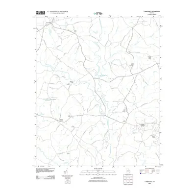2011 Map of Carnesville, 2011 Print