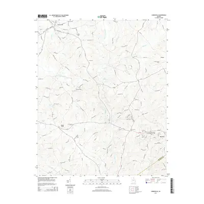2014 Map of Carnesville, 2014 Print