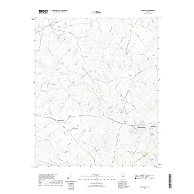 2020 Map of Carnesville, 2020 Print