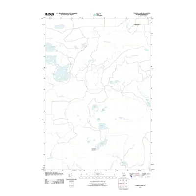 2011 Map of Carney Lake, 2011 Print