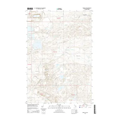 2014 Map of Carney Lake, 2014 Print