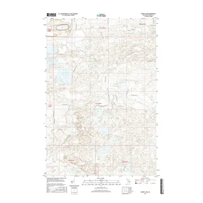 2017 Map of Carney Lake, 2017 Print