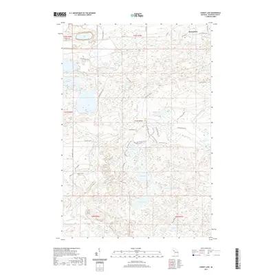 2019 Map of Carney Lake, 2019 Print