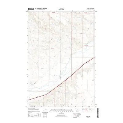 2014 Map of Carney, 2014 Print
