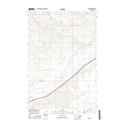 2017 Map of Carney, 2017 Print
