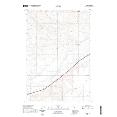 2020 Map of Carney, 2020 Print