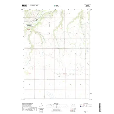 2017 Map of Carns, 2017 Print