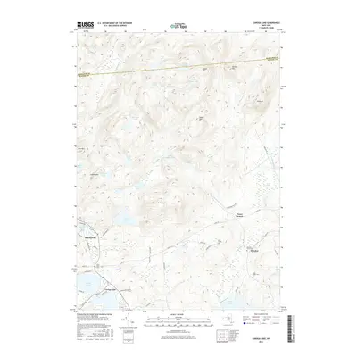2016 Map of Caroga Lake, 2016 Print