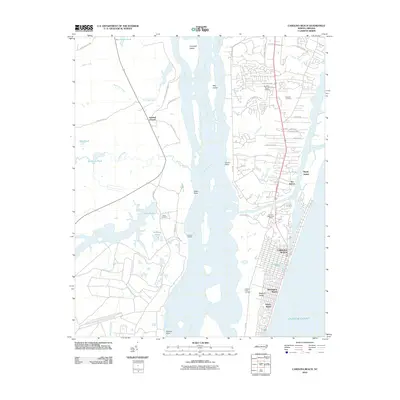 2010 Map of Carolina Beach, 2010 Print