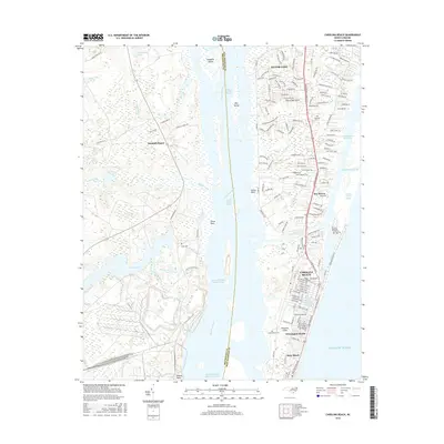2016 Map of Carolina Beach, 2016 Print