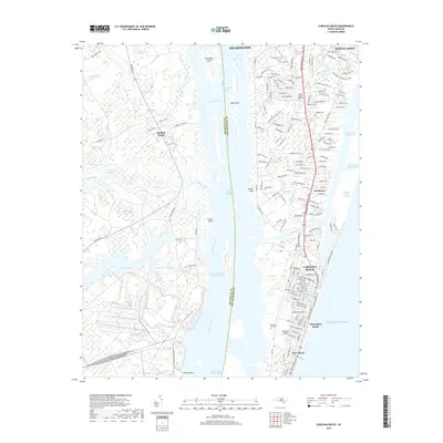 2019 Map of Carolina Beach, 2019 Print