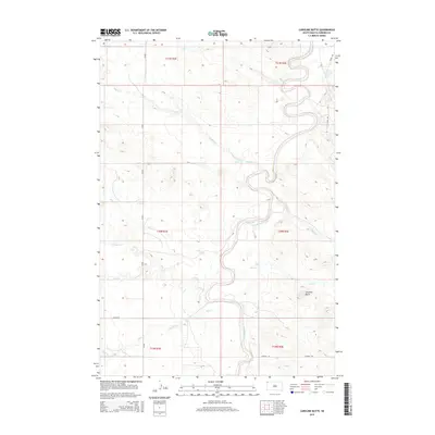 2015 Map of Caroline Butte, 2015 Print