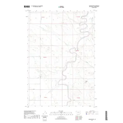 2017 Map of Caroline Butte, 2017 Print