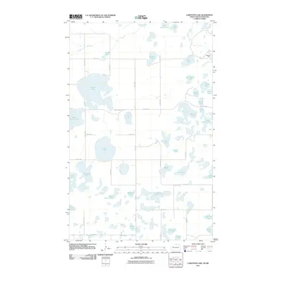2011 Map of Carpenter Lake, 2011 Print
