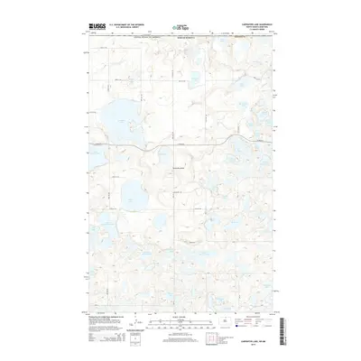 2014 Map of Carpenter Lake, 2014 Print