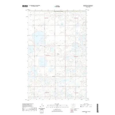 2020 Map of Carpenter Lake, 2020 Print