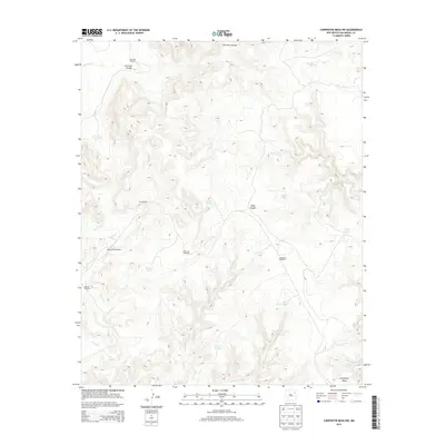 2013 Map of Carpenter Mesa NW, 2013 Print