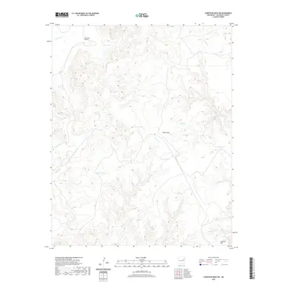 2020 Map of Carpenter Mesa NW, 2020 Print