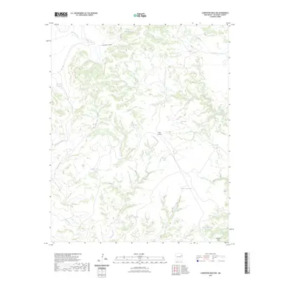 2023 Map of Carpenter Mesa NW, 2023 Print