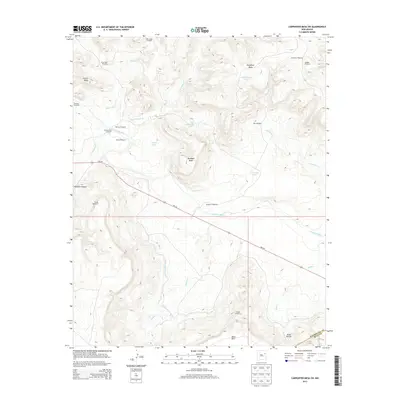 2013 Map of Carpenter Mesa SW, 2013 Print