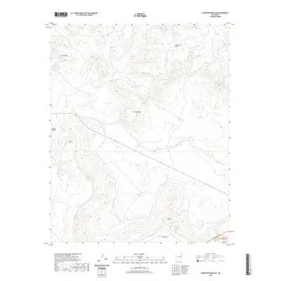 2020 Map of Carpenter Mesa SW, 2020 Print