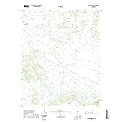 2023 Map of Carpenter Mesa SW, 2023 Print