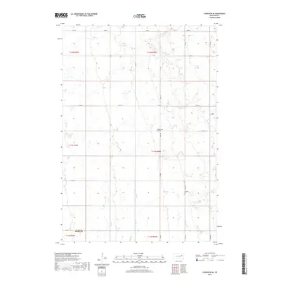 2017 Map of Carpenter NE, 2017 Print