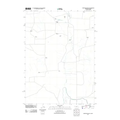 2011 Map of Carpenter Ranch, 2011 Print
