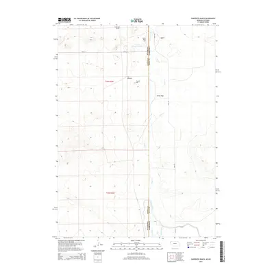2014 Map of Carpenter Ranch, 2014 Print
