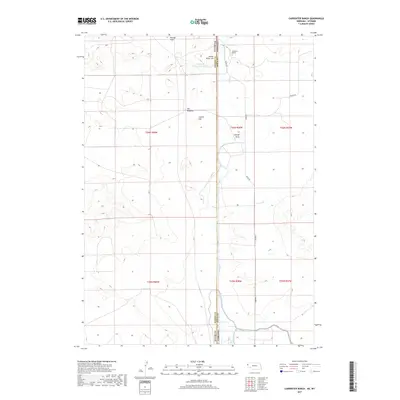2017 Map of Carpenter Ranch, 2017 Print