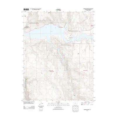 2013 Map of Carpenter Ridge, 2013 Print