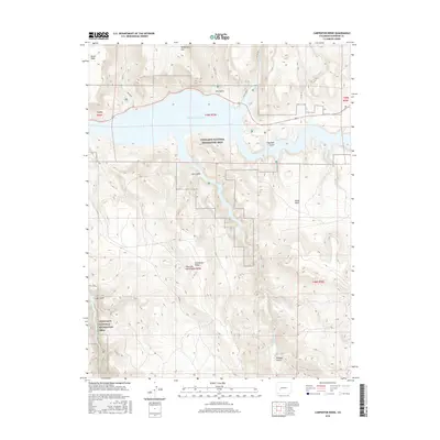 2016 Map of Carpenter Ridge, 2016 Print