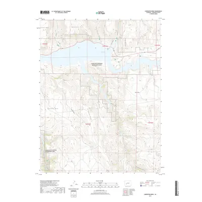 2019 Map of Carpenter Ridge, 2019 Print