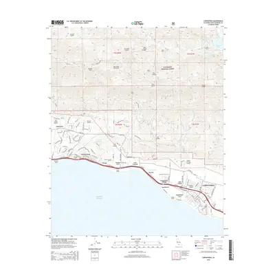 2015 Map of Carpinteria, 2015 Print