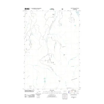 2011 Map of Carpp Ridge, 2011 Print