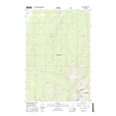 2017 Map of Carpp Ridge, 2017 Print
