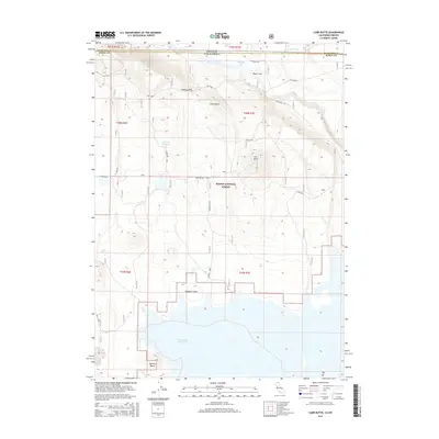 2015 Map of Carr Butte, 2015 Print